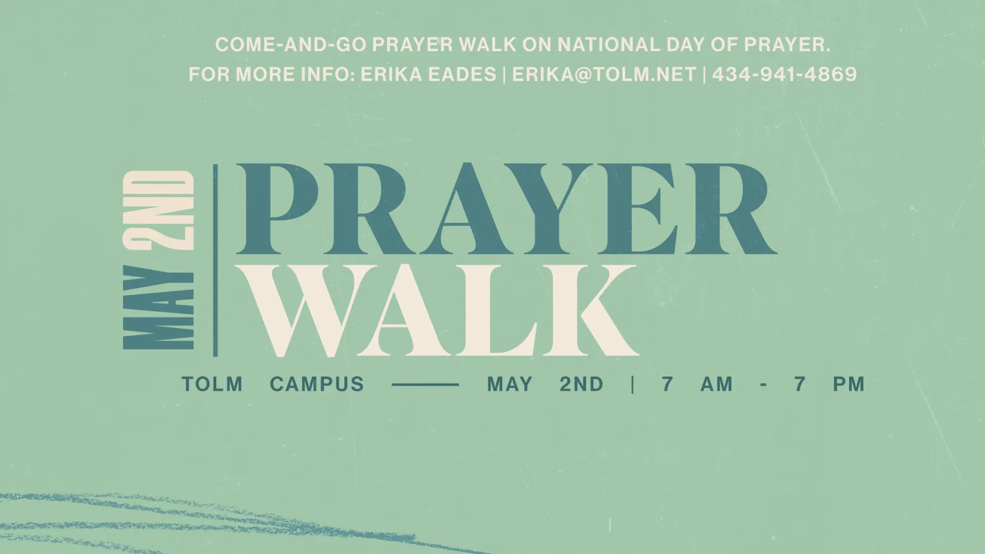 National Day of Prayer Walk
